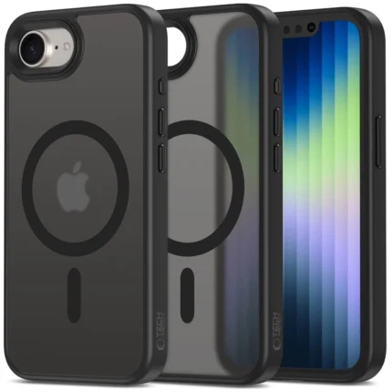 Калъф от Tech-Protect
 MagMat MagSafe iPhone 16e Case
- Matte Black