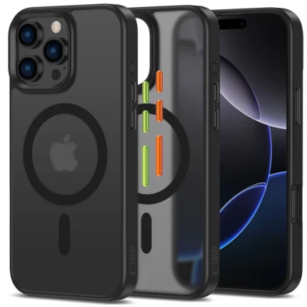Калъф от Tech-Protect
MagMat Magsafe 3-set iPhone 16 
Pro Max Case - Matte Black