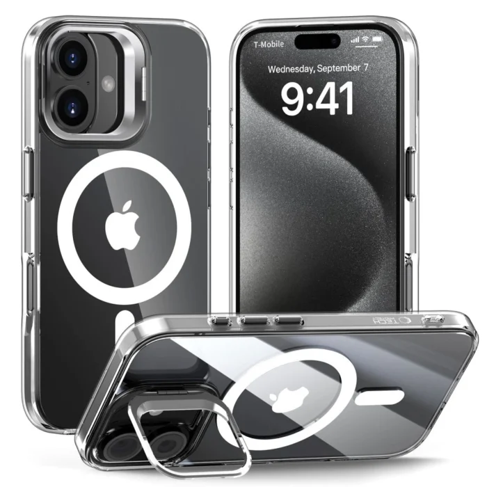 Калъф от Tech-Protect
Mag Stand MagSafe за iPhone 16 Case
- Clear - Image 1