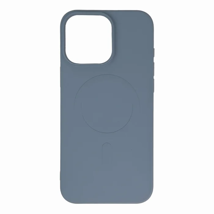 Калъф от Hurtel Liquid
 Silicone Case MagSafe за iPhone
16 Pro - light gray - Image 1