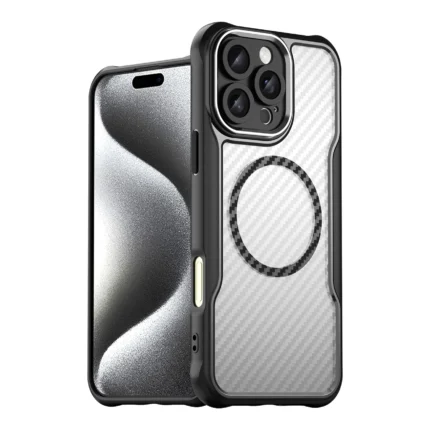 Калъф от Hurtel Leading
Series MagSafe Silicone Case for
iPhone 16 Pro - Black