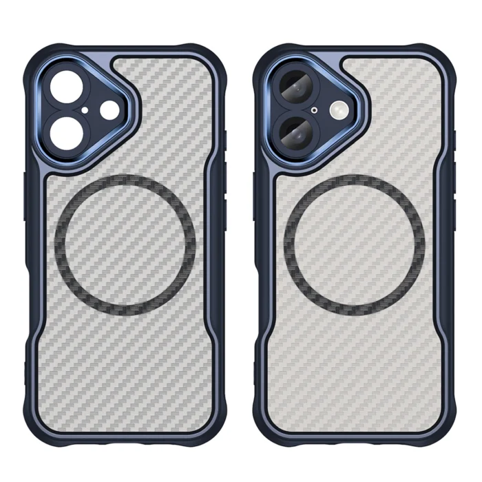 Калъф от Hurtel Leading
Series MagSafe Silicone Case за iPhone 16 - Blue - Image 2