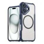 Калъф от Hurtel Leading
Series MagSafe Silicone Case за iPhone 16 - Blue