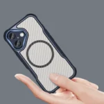 Калъф от Hurtel Leading
Series MagSafe Silicone Case за iPhone 16 - Blue - Image 4