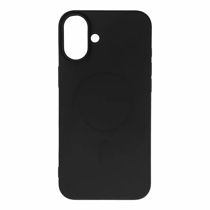 Калъф от Hurtel Liquid Silicone
Case with MagSafe за Samsung
 Galaxy S25 Edge - Black - Image 1