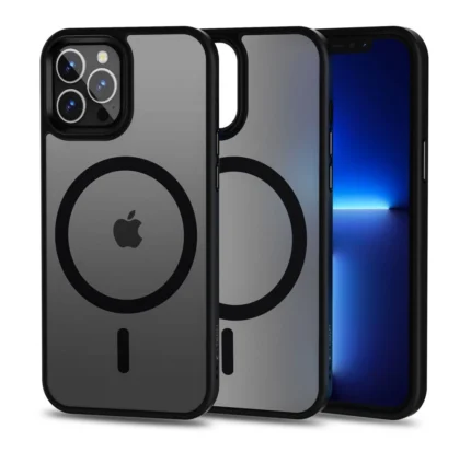 Калъф от Tech-
Protect Mag Mat MagSafe Case за iPhone 12 / 12 Pro - Matte Black