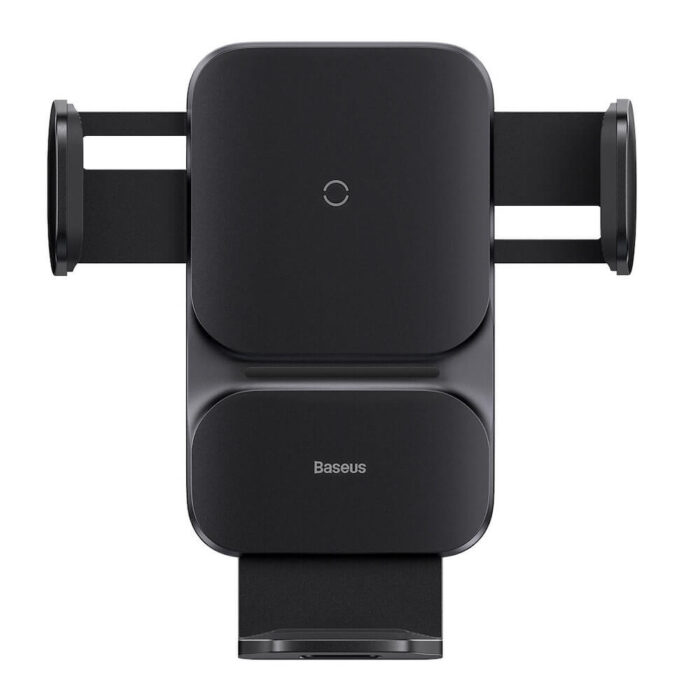 Стойка за кола Baseus Wisdom Auto Alignment Car Mount Wireless Charger 15W (Air Outlet) Black - Image 2