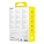 Външна Батерия Baseus Qpow Pro+ 20000mAh
22.5W powerbank with built-in
USB-C cable and display - white - Image 8