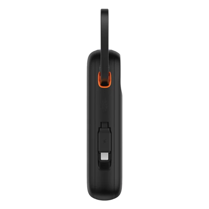 Външна Батерия Baseus QPow 2
20000mAh 30W Power Bank with 2
Built-in USB-C Cables - Black - Image 3