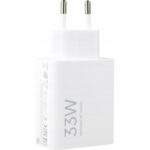 Зарядно Xiaomi MDY-16-EF USB-A 33W Travel Charger + Data Cable USB-C 3A White - Image 2