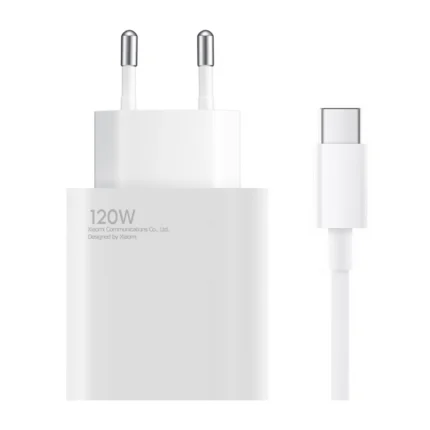 Зарядно Xiaomi MDY-14-EE USB-A 120W Travel Charger + Data Cable USB-C 6A White