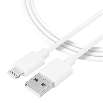 Кабел Tactical Smooth Thread Cable USB-A/Lightning 0.3m White