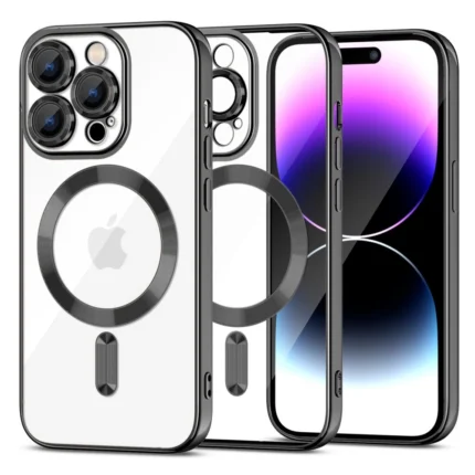 Калъф от Tech-Protect MagShine Line
MagSafe case for iPhone 15 Pro
Max - black