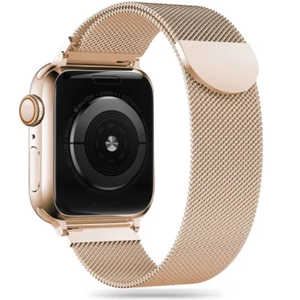Каишка от Tech-Protect Milanese Band
 за Apple Watch 4 / 5 / 6 / 7
/ 8 / 9 / SE 38/40/41 mm -
gold