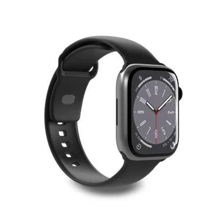 Каишка от Puro Icon
 Silicone Strap for Apple
 Watch 38 / 40 / 41 mm -
Black 2 pcs.