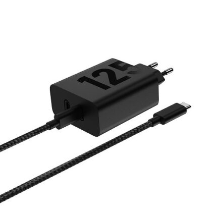 Зарядно 
от Motorola TurboPower Duo 2xUSB-C 125W Travel Charger + USB-C/USB-C Data Cable Black