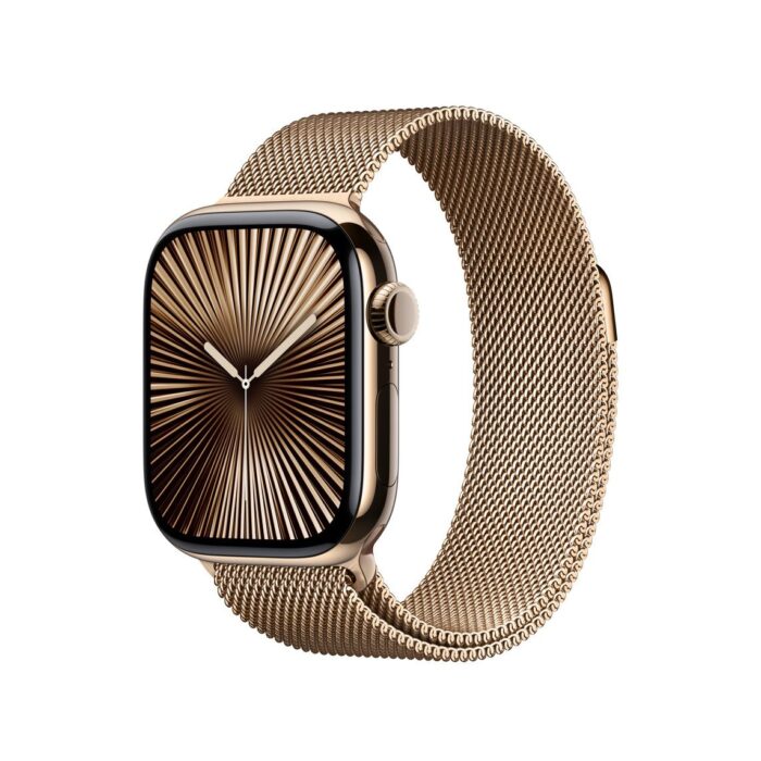 Каишка Apple Watch 42mm Milanese Loop: Gold Milanese Loop - Image 3