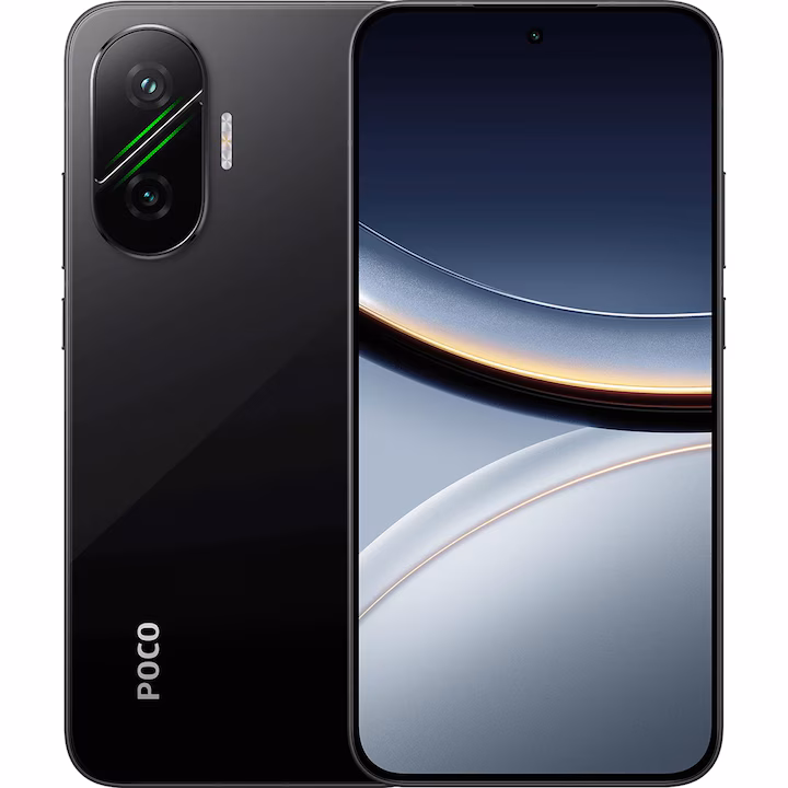 Poco-f7-black.avif Смартфон Xiaomi Poco F7 5G Dual Sim 12GB RAM 256GB - Black - Image 1
