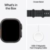 Apple Watch Ultra 3 GPS + Cellular 49mm Black Titanium Case with Black Ocean Band - Image 5