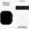 Apple Watch Ultra 3 GPS + Cellular 49mm Black Titanium Case with Black/Charcoal Trail Loop - M/L - Image 7