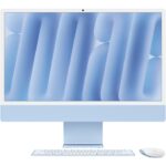 iMac 24 Retina 4.5K | M4 чип с 10 ядрен CPU и 10 ядрен GPU | 16GB памет | 512GB SSD - Blue