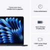 Apple 15-inch MacBook Air Apple M4 chip with 10-core CPU and 10-core GPU, 256GB, 16GB Ram - Midnight - Image 6