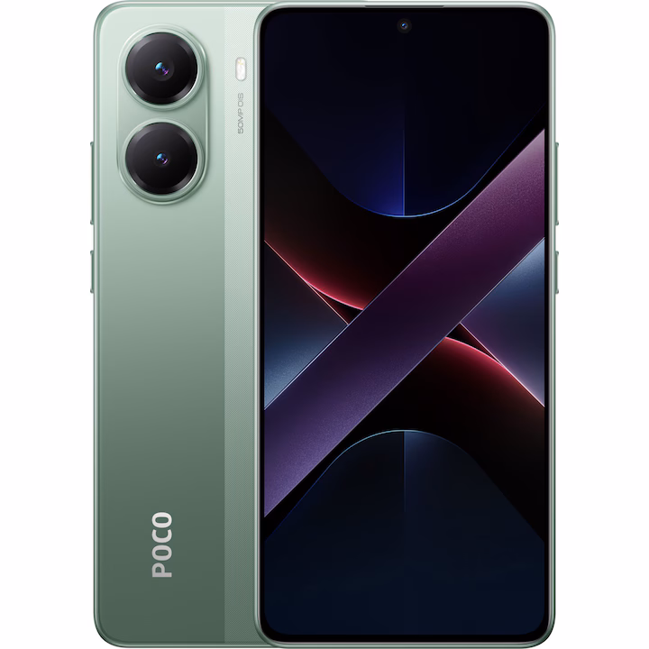 poco-x7-pro-green.avif Смартфон Xiaomi Poco X7 Pro 5G Dual Sim 12GB RAM 512GB - Green - Image 1