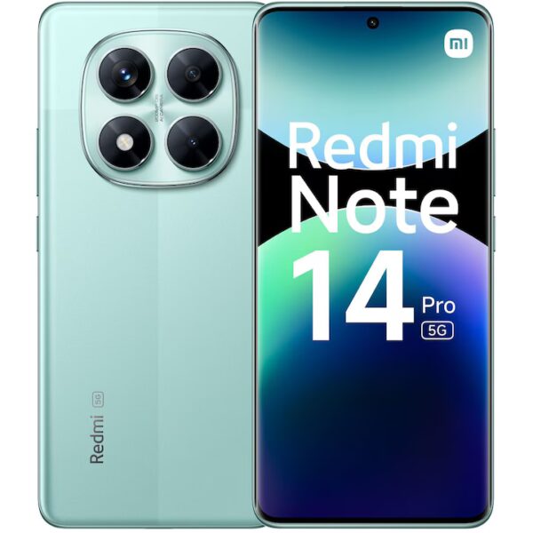 Смартфон Xiaomi Redmi Note 14 Pro 5G Dual Sim 8GB RAM 256GB - Coral Green