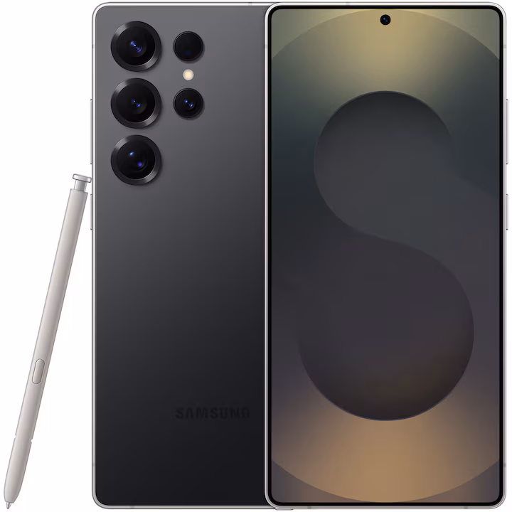 samsung-s25-ultra-black.avif Смартфон Samsung Galaxy S25 Ultra, 12GB RAM, 1TB, 5G, Titanium Black - Image 1