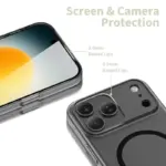Калъф от Tech-Protect MagSlim MagSafe Case за iPhone 17 Pro Max - Matte Black - Image 3