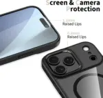 Калъф от Tech-Protect MagMat MagSafe Case за iPhone 17 Pro - Clear Black - Image 5