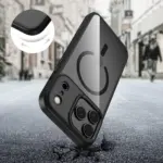 Калъф от Tech-Protect MagMat MagSafe Case за iPhone 17 Pro - Clear Black - Image 4