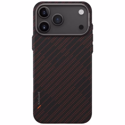 Калъф от UNIQ Keva EDGE for iPhone 17 Pro Max Magclick Charging orange