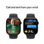 Apple Watch S10 Cellular 42mm Jet Black Alu Case with Black Sport Band - M/L - Image 5