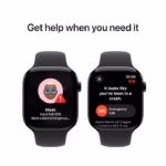 Apple Watch S10 Cellular 42mm Jet Black Alu Case with Black Sport Band - M/L - Image 4