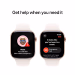 Apple Watch S10 Cellular 46mm Rose Gold Alu Case with Light Blush Sport Band - M/L - Image 4