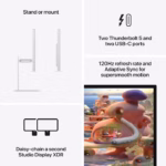 Apple Studio Display XDR - Nano-texture glass - Tilt- and height-adjustable stand - Image 4