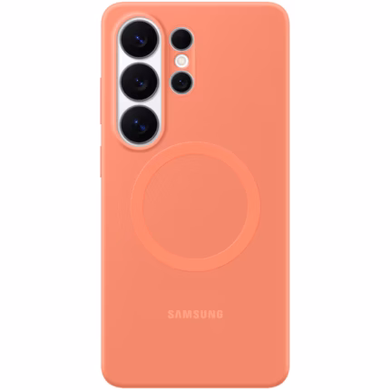 Калъф от Samsung Silicone Magnet Cover for Galaxy S26 Ultra Coral Red