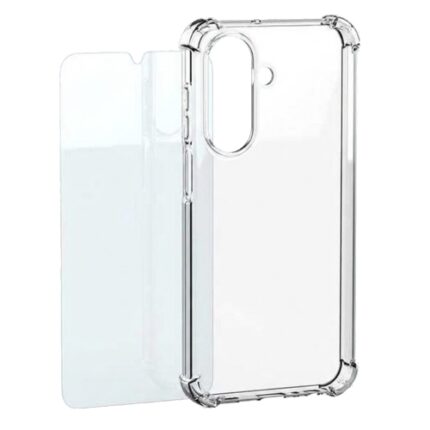 Калъф от Samsung by Mobeen Clear Cover + Tempered Glass for Galaxy S26 Plus Transparent