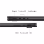 Apple MacBook Pro 14-inch M5 MAX 18-core CPU, 32-core GPU, Ram 36GB, SSD 2T- Space Black - Image 5