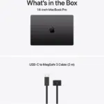 Apple MacBook Pro 14-inch M5 MAX 18-core CPU, 32-core GPU, Ram 36GB, SSD 2T- Space Black - Image 3