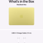 Apple 13-inch MacBook NEO A18 Pro chip, 6-core CPU, 5-core GPU, RAM 8GB, SSD 512GB - Citrus - Image 3