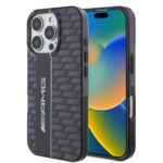 Калъф AMG Carbon Pattern за iPhone 16 Pro Max Black