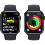 Apple Watch SeriesE9 GPS + Cellular 41mm Midnight Aluminium Case with Midnight Sport Band - S/M - Image 2
