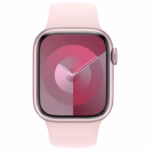 Apple Watch SeriesE9 GPS + Cellular 41mm Pink Aluminium Case with Light Pink Sport Band - M/L - Image 4