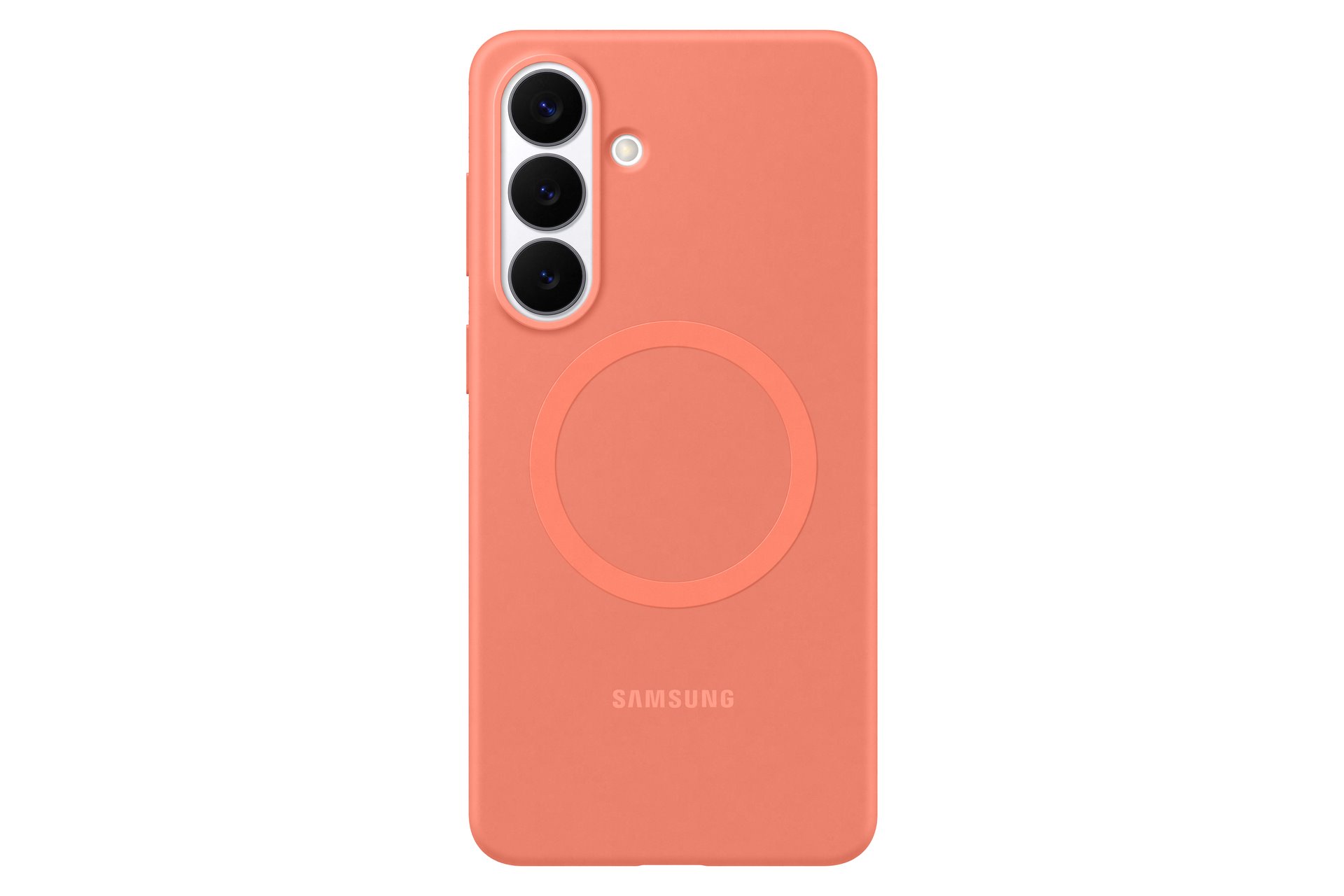 ef-es947coe-samsung-silikonovy-magneticky-kryt-pro-galaxy-s26-coral-red_ie15114426.jpg Калъф от Samsung Silicone Magnet Cover for Galaxy S26 Plus Coral Red - Image 1