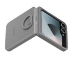 Калъф от  Samsung за  Galaxy Z Flip 6, Silicone Cover with Ring, Сив - Image 3