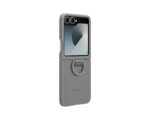 Калъф от  Samsung за  Galaxy Z Flip 6, Silicone Cover with Ring, Сив - Image 4