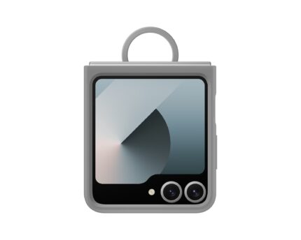 Калъф от  Samsung за  Galaxy Z Flip 6, Silicone Cover with Ring, Сив