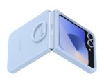 Калъф от  Samsung  за  Galaxy Z Flip 6, Silicone Cover with Ring, Син - Image 3